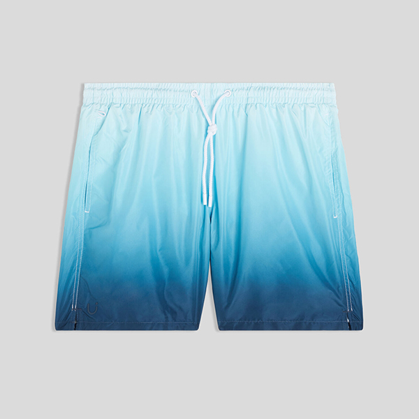 hongfeng offers stylish swim trunks with gradient colors for ultimate beach comfort and fashion.
